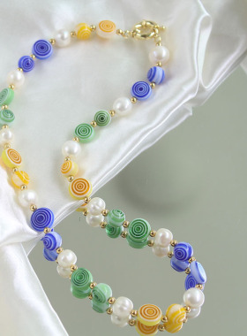 欧美eliou童趣甜甜圈淡水珍珠