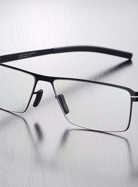 超轻眼镜框男款可配度数女金属无螺丝镜架专业配镜近视slender