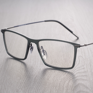 无螺丝眼镜框尼龙纯钛镜架男女款 高级感配镜片近视透明方形FT2002