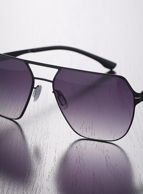 太阳镜男士开车专用防紫外线无螺丝超轻可配度数近视墨镜Boris N