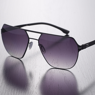 太阳镜男士 开车专用防紫外线无螺丝超轻可配度数近视墨镜Boris