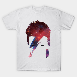 David Bowie 大卫鲍威 摇滚 乐队短袖印花男女情侣大码T恤衫