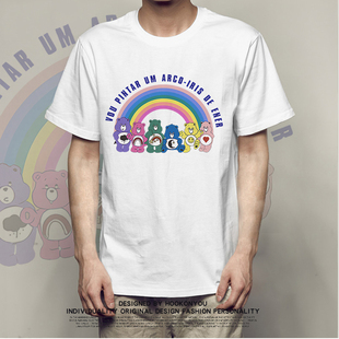 男女休闲学生时尚 短袖 新款 女宽松卡通印花2020夏装 上衣 t袖