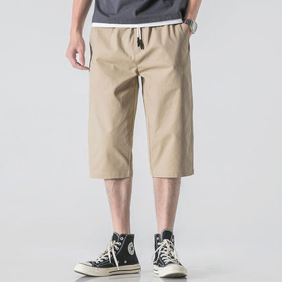 中老年大裤衩男士七分裤夏季
