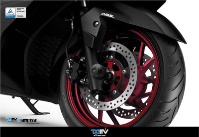 德国Dimotiv 适用SUZUKI铃木 BURGMAN 400 E款前轮防倒防摔球 DMV