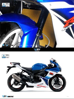 德国 DIMOTIV 适用SUZUKI铃木 GSX R 750 600 散热水箱护网 DMV