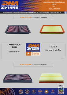 DNA 适用BMW宝马 S1000RR S1000XR 高流量空气滤芯空滤清器进气