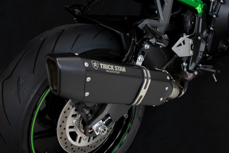 TRICK STAR 适用KAWASAKI川崎ZX 4RR 钛合金黑色全段排气管梦幻星