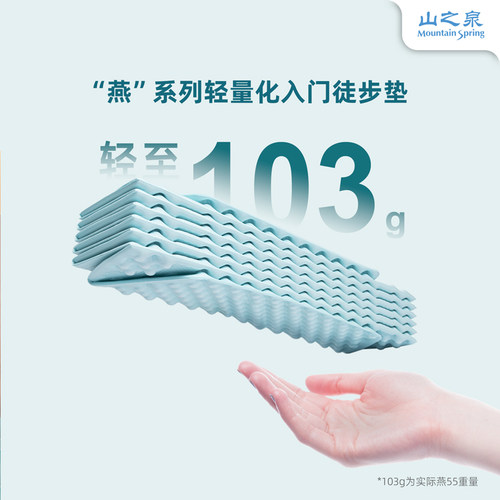 山之泉防潮垫燕55/60轻量徒步蛋巢垫野餐垫蛋槽露营帐篷防水地垫
