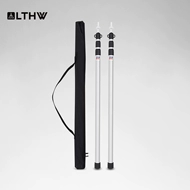 LTHW Luteng ngoài trời tán cực hợp kim nhôm lều tiền sảnh cực hỗ trợ kính thiên văn nhôm cực trại cột khung đậm lều cắm trại chống mưa lều đi rừng