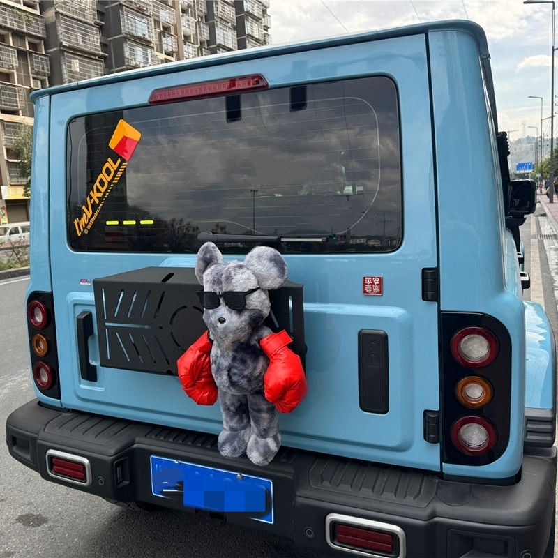 暴力熊车尾挂件后备箱装饰公仔熊