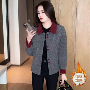 2025冬季 小香风时尚 短外套女洋气显瘦小个子保暖呢子短款 上衣 新款