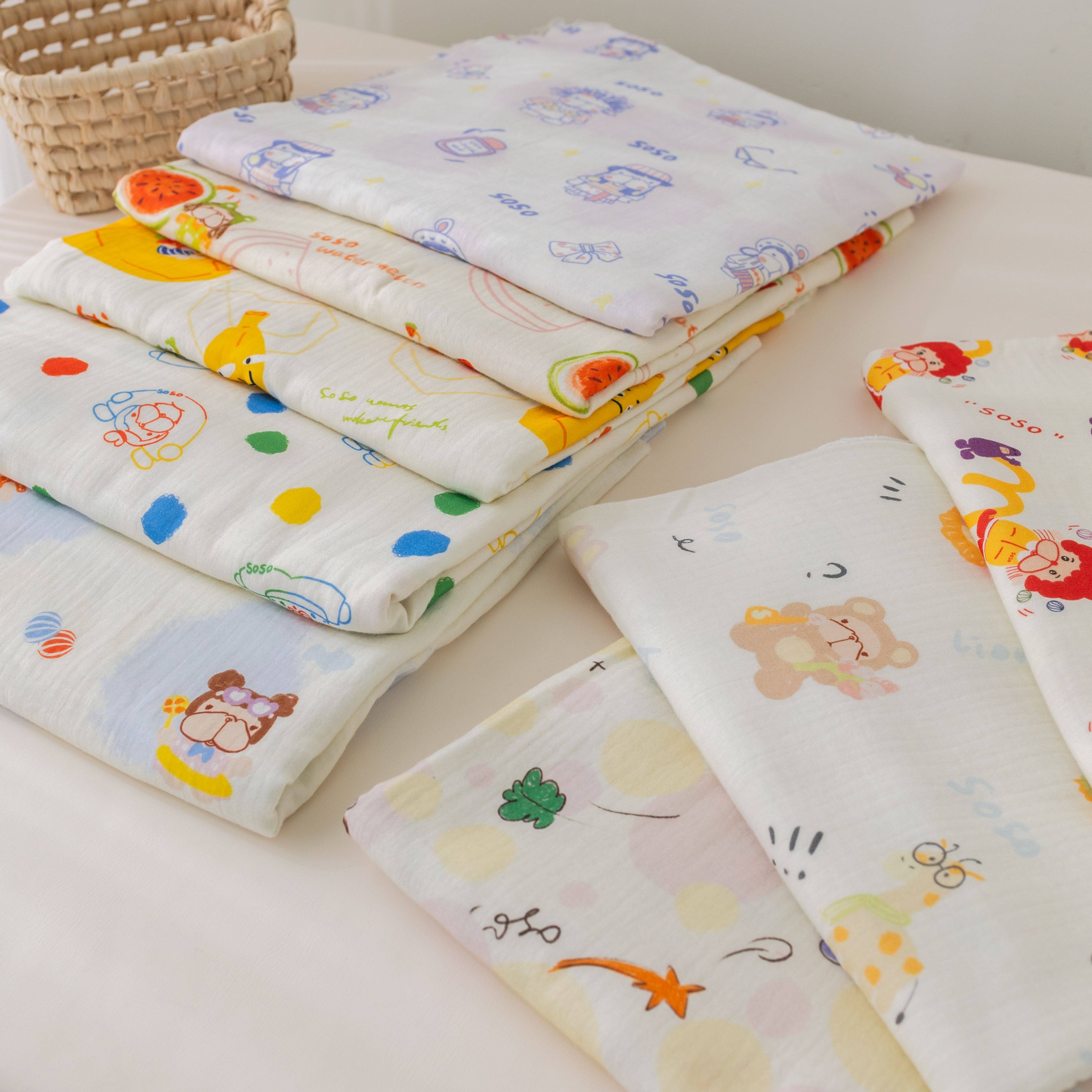 清仓  1.5米三层纯棉纱布    两件七折  四件五折   布料褶皱水,纺织面料/辅料/配套,府绸/俯绸,淘宝优惠券,粉丝福利购,淘宝优惠卷