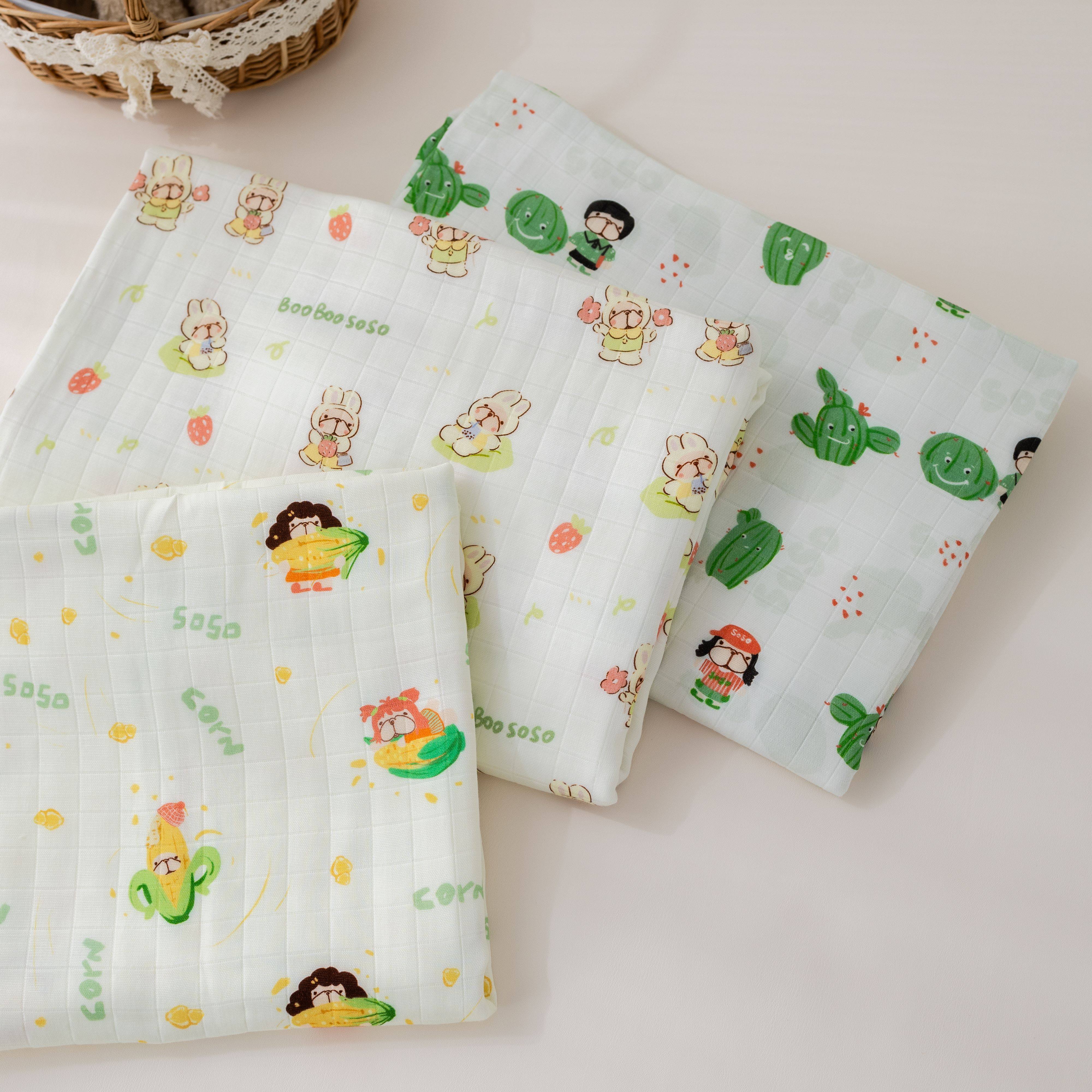 BooBoo布布1.5米四层纯棉方格纱布料婴儿家居服可爱卡通手工面料,纺织面料/辅料/配套,府绸/俯绸,淘宝优惠券,粉丝福利购,淘宝优惠卷