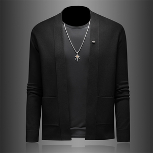 森林獵人2026冬季男羊毛開(kāi)衫針織衫毛衣外套3330p145圖片