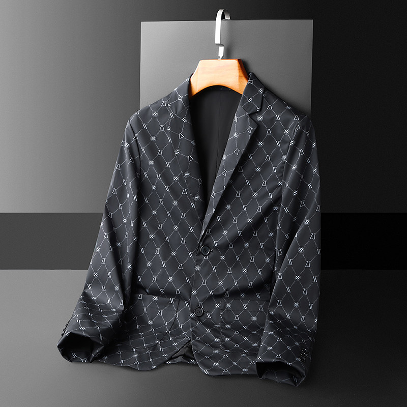 秋冬2026新款西装男装休闲便西服四季外套夹克98225P160,男装西服,电商D222