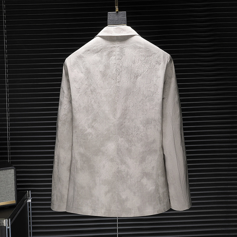 2026春秋新款压花小西装男休闲便西服四季外套6506P175,男装西服,电商D222
