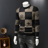 森林猎人2025冬季男羊毛半高领羊毛衫厚针织衫毛衣25969p135，男装针织衫/毛衣，电商D222