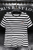 2022夏季条纹短袖丝光棉男t恤潮流半袖3060，男装T恤，电商D222