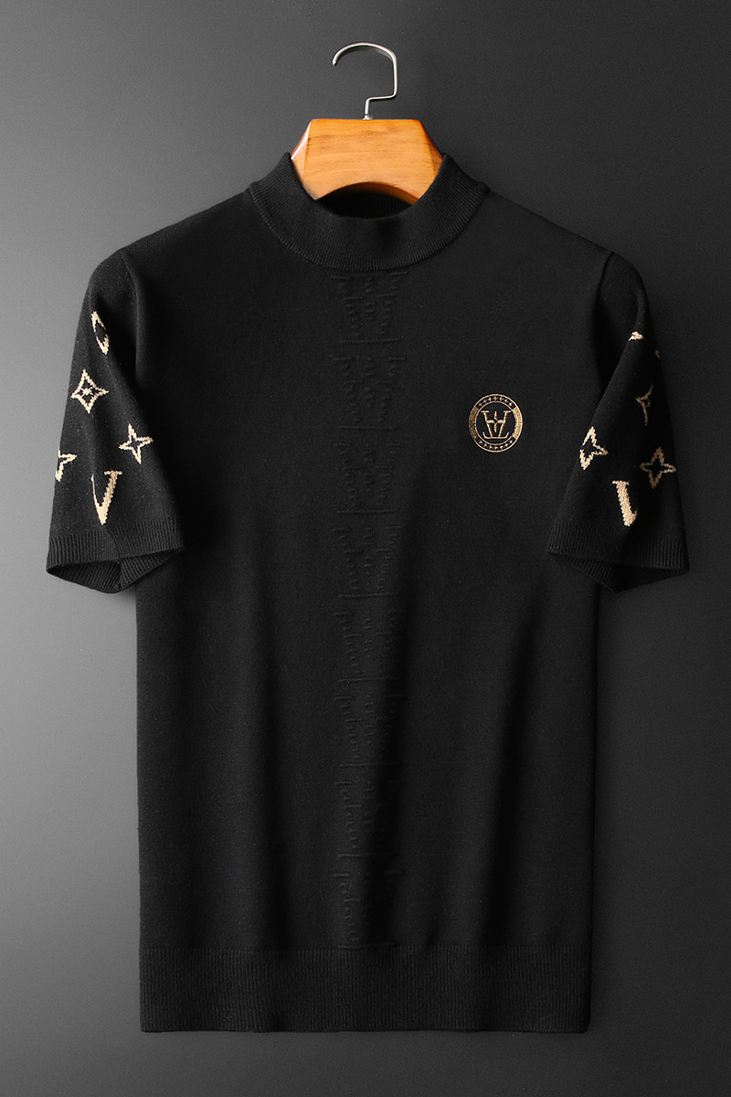2026新款男半高领羊毛短袖羊毛衫针织衫毛衣02358p125178,男装针织衫/毛衣,电商D222