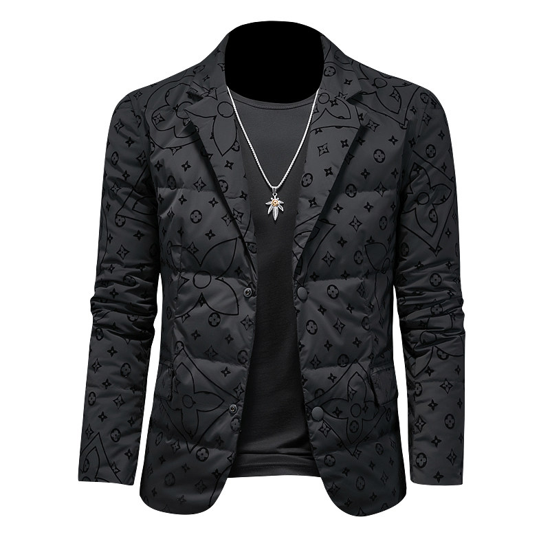 2026男士西装羽绒服90%白鸭绒外套羽绒服2217p255,男装羽绒服,电商D222