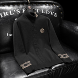 森林猎人冬季羊毛衫翻领高领加厚毛衣男装针织衫毛织衫9518p135，男装针织衫/毛衣，电商D222