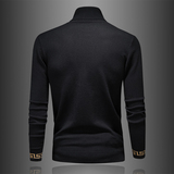 冬季2026男套头羊毛衫两翻领高领加厚毛衣针织衫毛织衫9707p135，男装针织衫/毛衣，电商D222