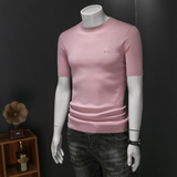 森林猎人2025冬款男羊毛短袖羊毛衫针织衫毛衣欧货打底829p125，男装针织衫/毛衣，电商D222