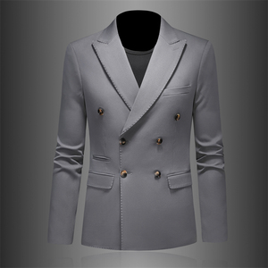 2026新款春秋双排扣小西装男韩版便西服四季外套2806AP170，男装西服，电商D222