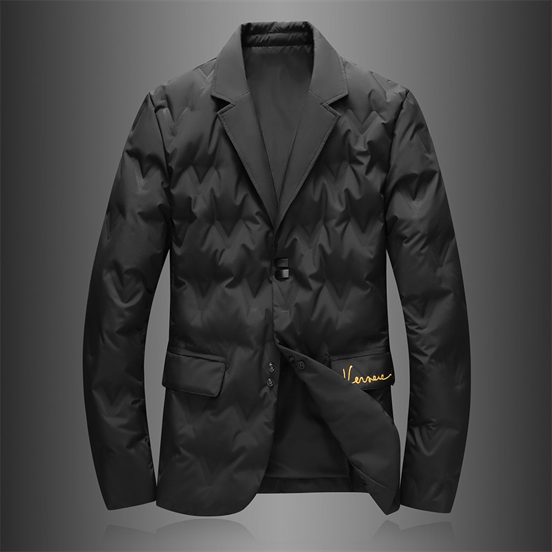 森林猎人新款西装男装90%白鸭绒羽绒服冬装轻薄外套5517p245,男装羽绒服,电商D222