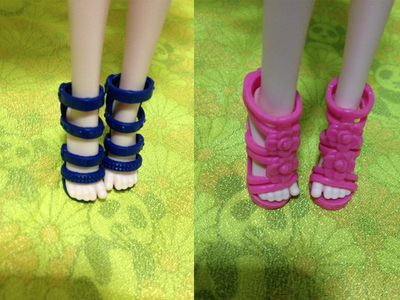 Monster High 精灵高中 怪物高中娃娃 winx娃娃 可穿的鞋子