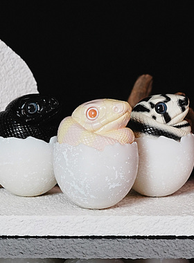 爬宠系列不倒翁王蛇系列周边手办模型潮玩摆件 模玩模了