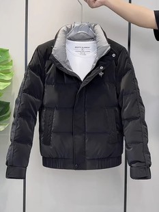 冬季短款棉服男立领加厚流行保暖休闲外套青春潮流上衣韩版修身