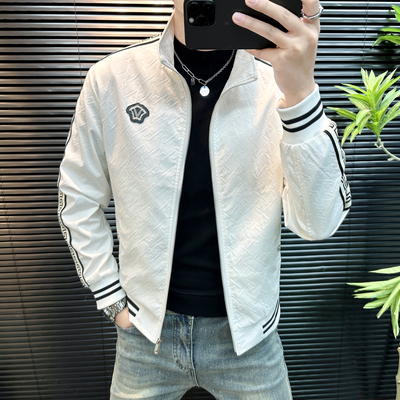 欧洲站高端简约潮流男士夹克外套