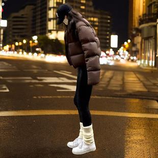 面包服小个子bm风肯豆风美式 2025新款 羽绒服外套 羽绒服女冬季 短款