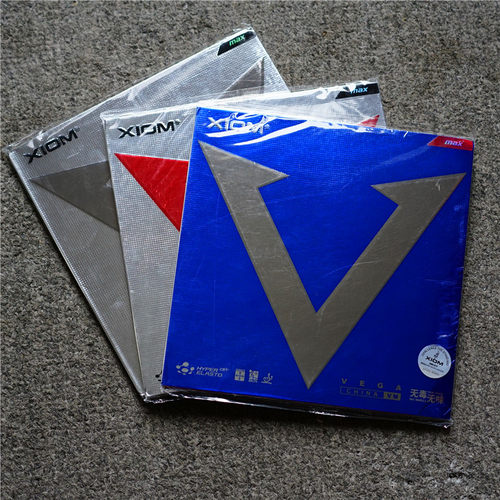 XIOM骄猛红V唯白金v乒乓球胶皮