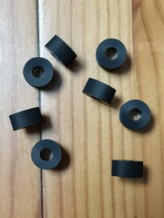 进口卡座压带轮胶圈/轮皮 JVC卡座11.8*6*5mm  优质带轴压带轮