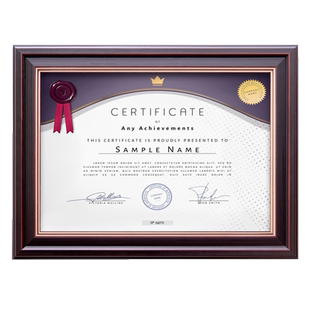 复古A4证书框摆台挂墙营业执照相框许可证授权书商标注册