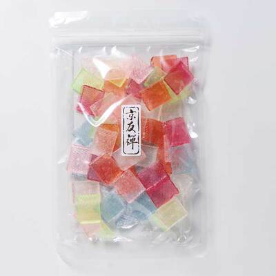 日本京友禅糖京都糖果薄脆糖送礼礼盒伴手礼声控混合水果糖