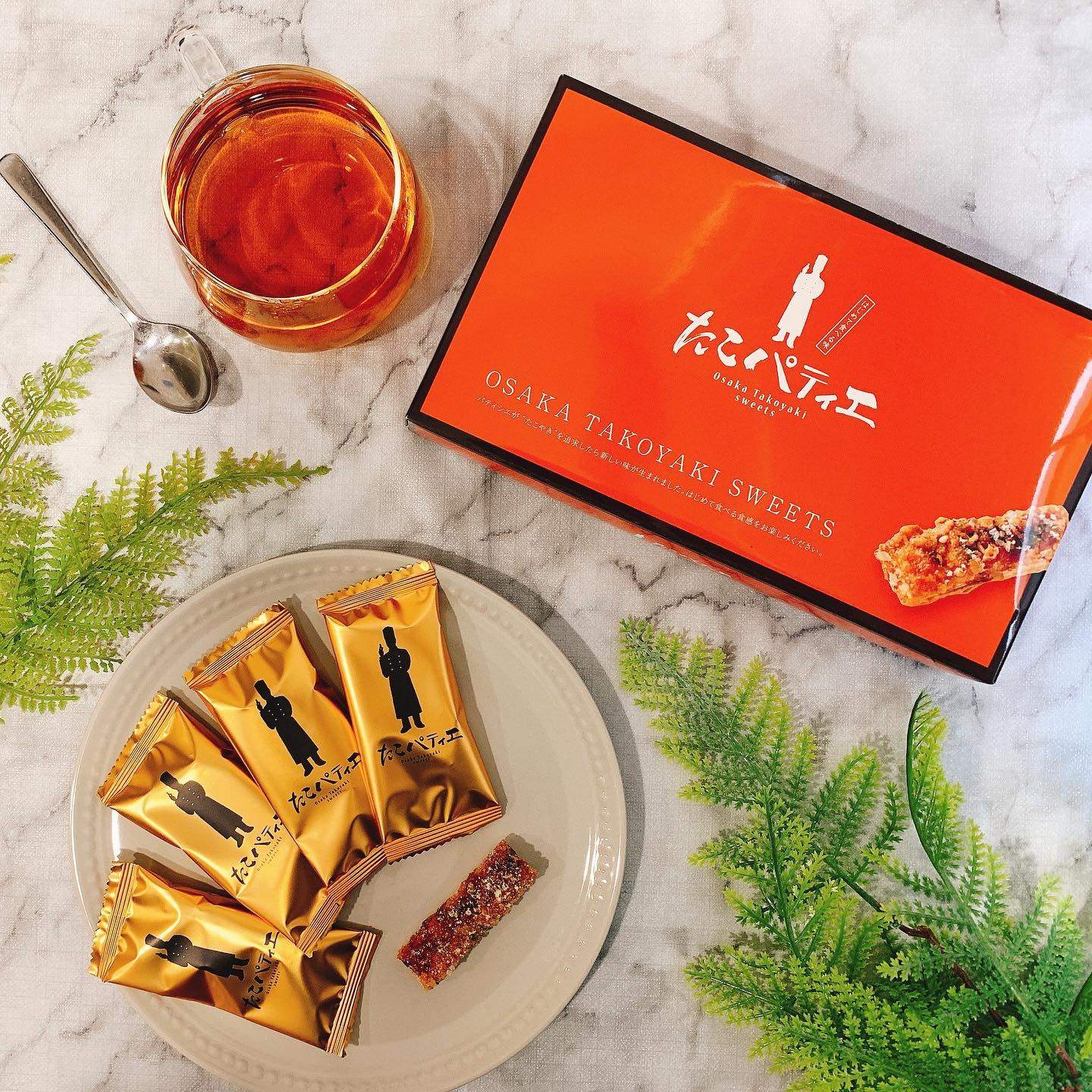 现货 日本大阪特产人气伴手礼瓢月堂  章鱼丸子酥章鱼派  12枚入