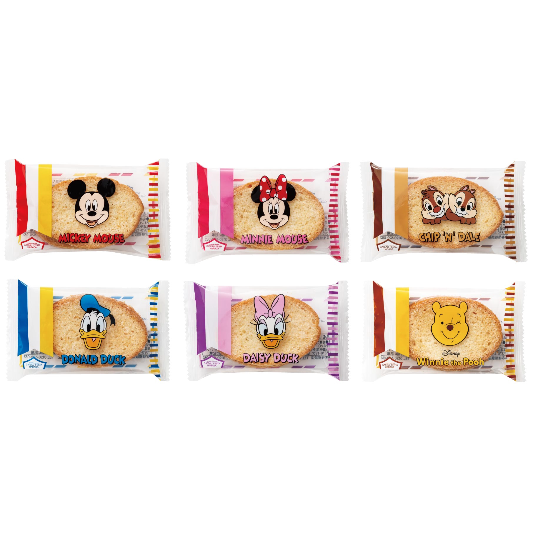 日本迪士尼联名GATEAU FESTA HARADA黄油面包干美味又好看
