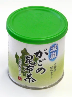 日本现货盐昆布茶低盐梅茶香菇茶汤料调味料罐装粉末茶泡饭料40克