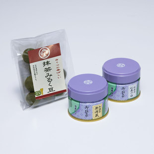 现货日本进口西尾葵制茶30g罐装茶抹茶粉抹茶烘焙粉抹茶五十铃粉