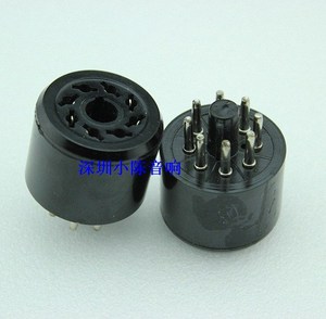 大8脚转大8脚电子管转换座 大八脚电子管管座插座增高座铜脚TS-8