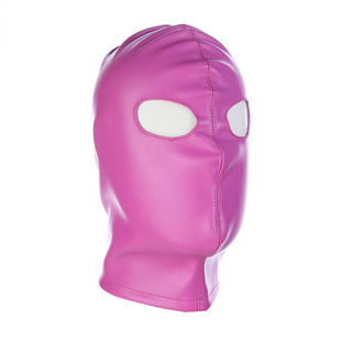 床上面具成人全脸系带调节皮革头套露眼性感面罩窒息面具cosplay