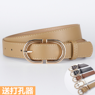 学生潮流装 简约配牛仔裤 饰腰带 设计感皮带女士ins风韩版 2025新款