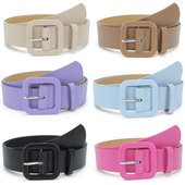 方扣宽腰带女士2025新款 大衣皮带 西装 高级感装 饰配连衣裙子牛仔裤