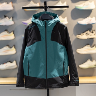 李宁户外CF溯男加绒保暖外套防泼水三合一运动风衣套装AWBW017