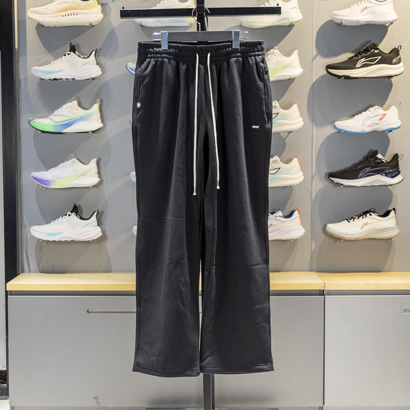 李宁男子卫裤2025新品反伍BADFIVE直筒加绒保暖宽松运动裤AKLV781,运动服/休闲服装,运动长裤,淘宝优惠券,粉丝福利购,淘宝优惠卷