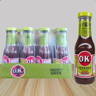味当家OK酸甜调味酱OK汁335克12瓶英国风味披萨甜酸酱调料酸甜酱
